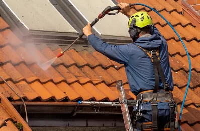 Démoussage et hydrofuge de toiture à Goviller